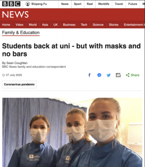疫情之下，刚刚，英国第一批大学生已返校！